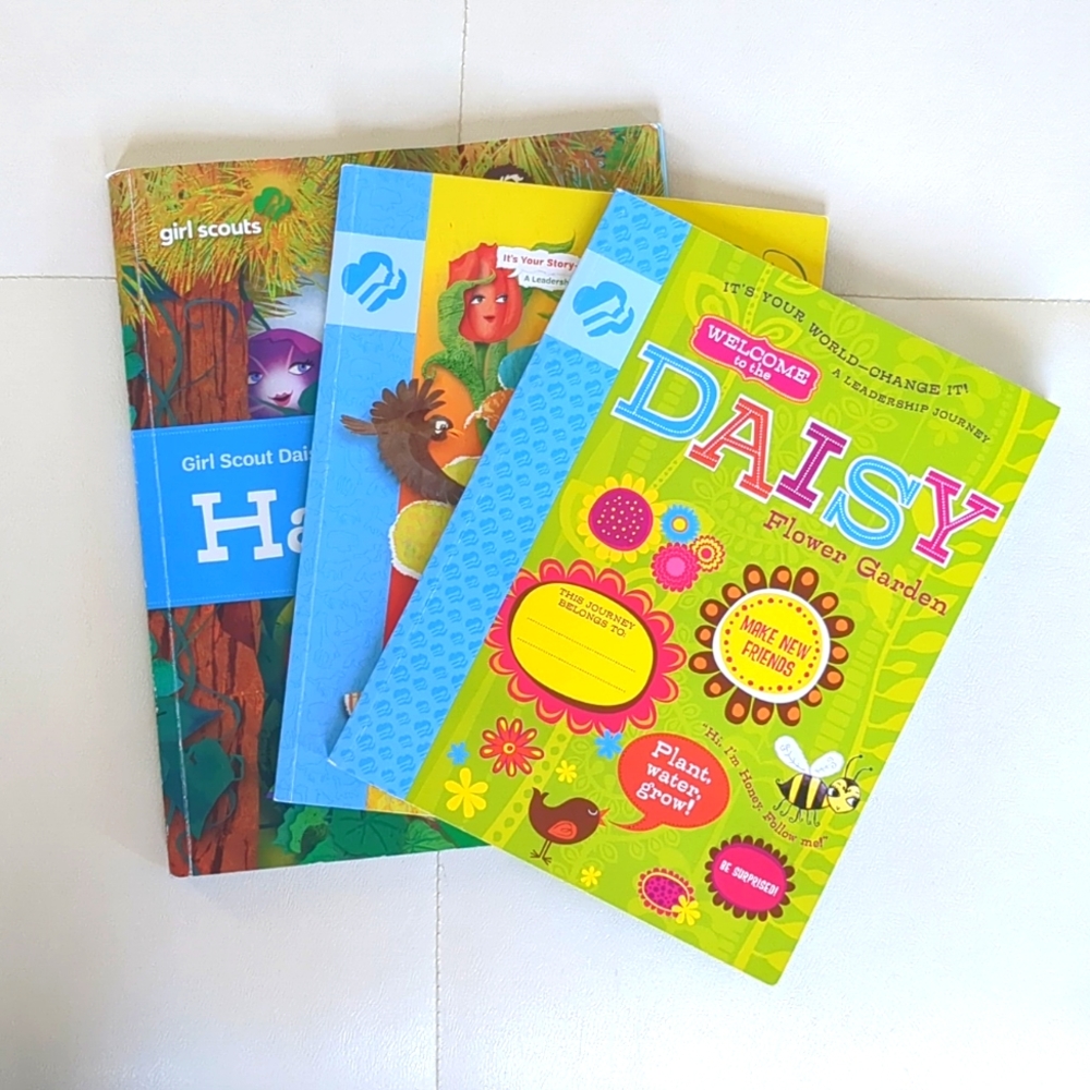Girl Scout Daisy Handbook & 2 Journey books